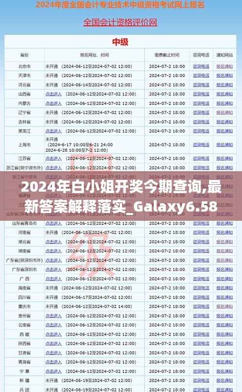 2024年白小姐开奖今期查询,最新答案解释落实_Galaxy6.589