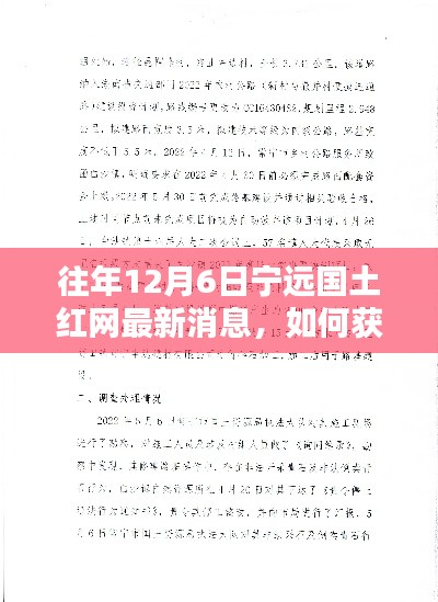 往年12月6日宁远国土红网消息详解,获取最新动态步骤指南