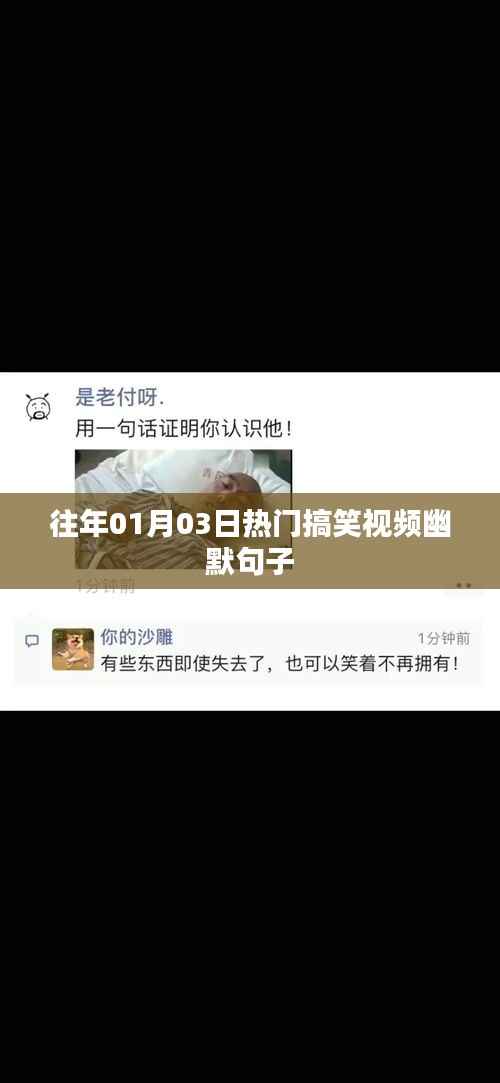 『精选搞笑视频幽默金句，历年热捧』