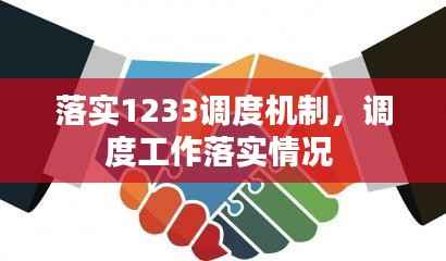 落实1233调度机制,调度工作落实情况