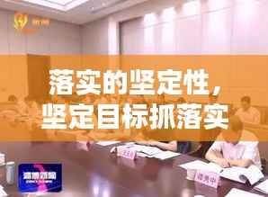 落实的坚定性,坚定目标抓落实