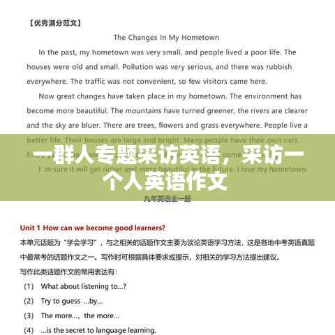 一群人专题采访英语,采访一个人英语作文