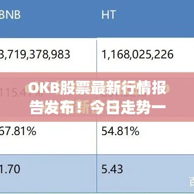OKB股票最新行情报告发布!今日走势一网打尽
